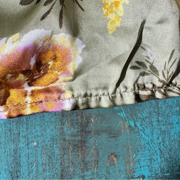 Addition Elle Floral Flutter-Sleeve Wrap Dress Size 3x - Picture 14 of 15